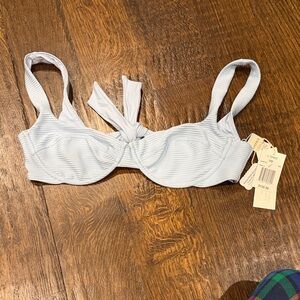 L*Space Light Blue DD cup Nikita Bikini Top